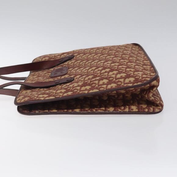 DIOR Trotter Canvas Hand Bag Red - Picture 5 of 12